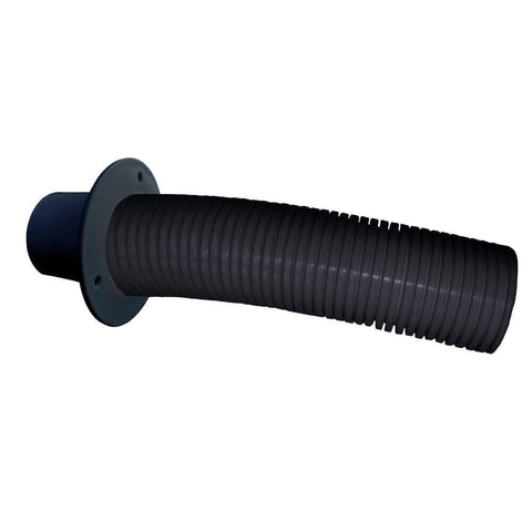 Trident Marine TFK-4 4&39; Black Stern Flex Hose W/transom Flange