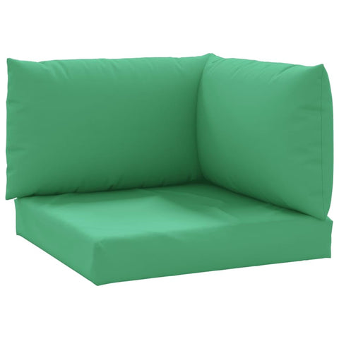vidaXL Chair Cushion 3 Pcs, Water Repellent Outdoor Pallet Cushion, Seat Cushion Sofa Pad for Garden Patio Furniture, Green Oxford Fabric