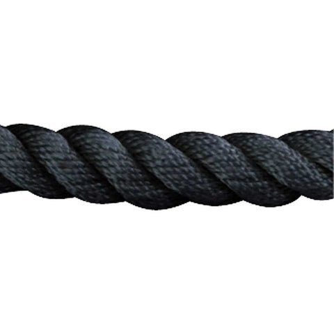 Sea Dog Line - 3004.4903 Sea-Dog 301110010BK-1 Twisted Nylon Dock Line - 3/8" x 10', Black
