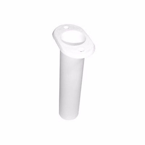 Rod Holder - Flush Mount - Flat Top Fish White