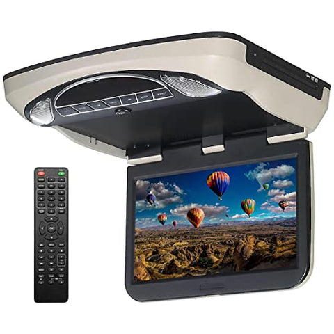 Voxx VXMTG1313.3 HD LED Overhead Video Monitor with Built-in DVD Player and HDMI Input