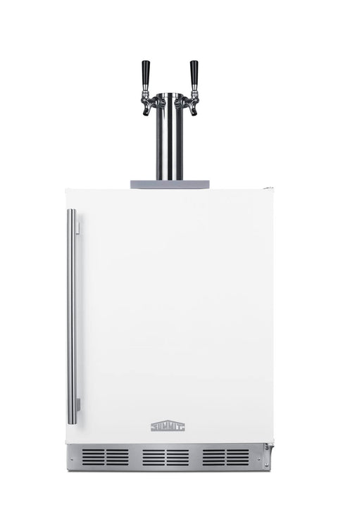 24 inches Wide Built-In Cold Brew Coffee Kegerator foot ADA Compliant