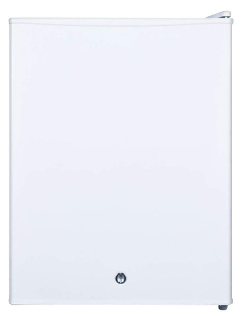 AccuCold FS30L7 19 Medical Commercially Approved Compact Freezer with 1.8 cu. ft. Capacity Factory Installed Lock Adjustable Thermostat and Manual Defrost in White