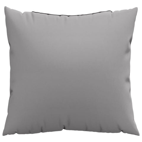 vidaXL Outdoor Throw Pillows, Set of 4, Gray Square Design, 23.6"x23.6", Durable Polyester Fabric, Water Repellent, Hollow Fiber Filling