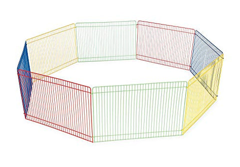 Prevue Pet Products Multi-Color Small Pet Playpen 40090,13x35.87x8.67 inch