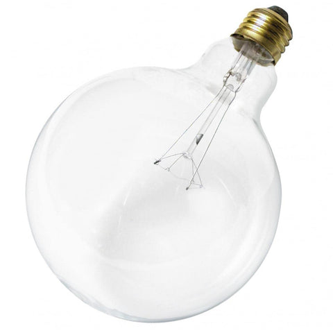 Satco 60W G40 Globe - Medium Base - Clear - 120V