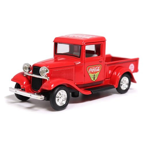 Motor city classics Coca-Cola Diecast Collectible | 1934 Ford Pick-Up 'Refresh Your Guests' | 1:43 Diecast Scale Model 443031 | Officially Licensed Coca-Cola Diecast