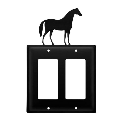 Horse - Double GFI Cover