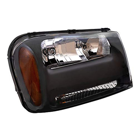 Brock Headlight for 2006-2009 Trailblazer w/Half Width Grille Bar for 2006 Trailblazer EXT 25970908 Right GM2503304