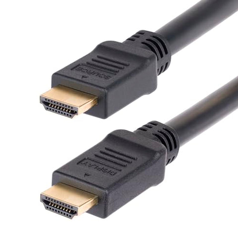 StarTech.com 15m (49.2ft) Active HDMI 2.0 Cable, CMP, Plenum Rated, High Speed HDMI Cable, 4K 60Hz, HDR10/HDCP 2.2/ARC