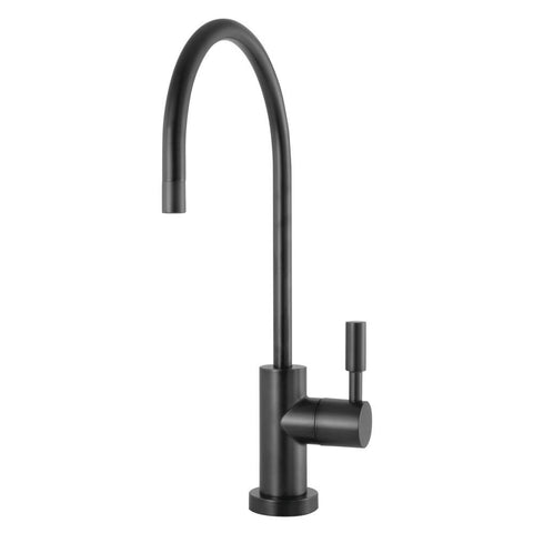 Kingston Brass KSAG8190DL Concord Single-Handle Water Filtration Faucet with Air Gap, Matte Black, 5-3/4 in. Spout Reach