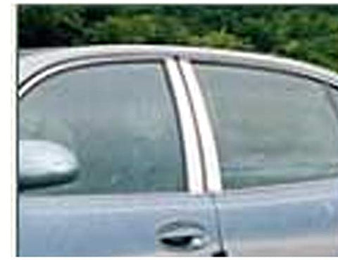 QAA is Compatible with 2000-2005 Buick Lesabre 6 Piece Stainless Pillar Post Trim PP40566