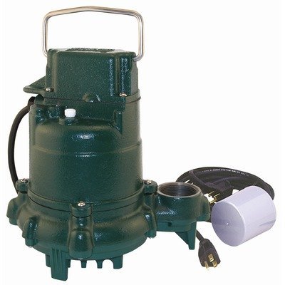 Zoeller Variable Level Float Switch Effluent Pump with 15 Feet Cord