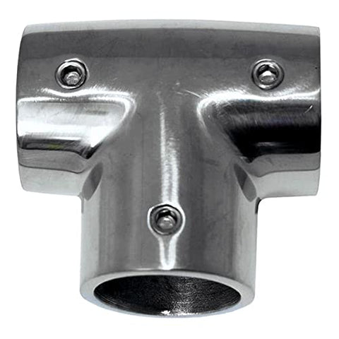 Whitecap Universal 90° Tee Rail Fitting, Stainless Steel