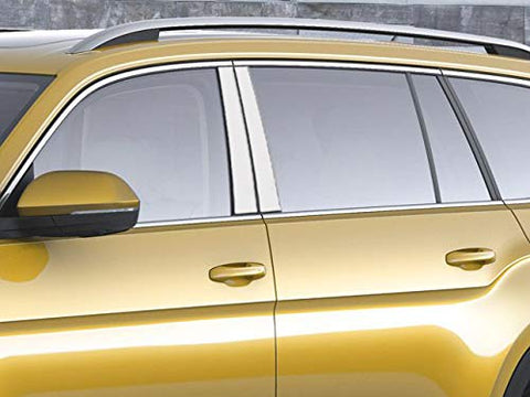 QAA part PP70642 is an 8 piece Stainless Steel Pillar Post Trim that is compatible with Volkswagen Atlas Cross Sport 2020-2026
