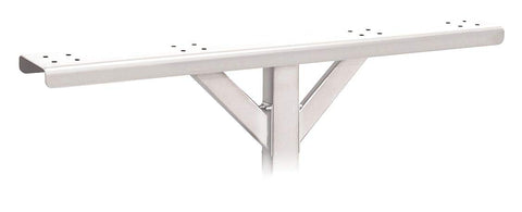 Spreader - 4 Wide with 2 Supporting Arms - for Roadside Mailboxes - White