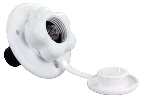 B&B Molders, 94216 City Water Fill with Plastic Check Valve – Polar White, Leak-Tested UV-Stable Acrylonitrile Construction, OEM Replacement – Made in USA