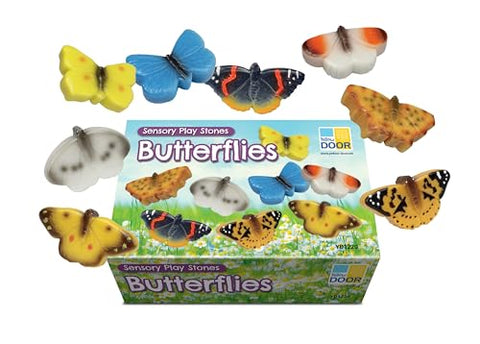 Yellow Door Sensory Play Stones - Butterflies - Set of 8