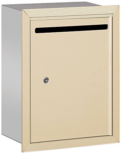 Salsbury Industries 2245SP Standard Recessed Mounted Letter Box with Commercial Lock, Private Access, Sandstone by Salsbury Industries