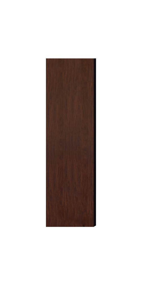 Salsbury Industries 22243MAH Double End Side Panel for 18-Inch Deep Extra Wide Designer Wood Locker without Sloping Hood, Mahogany Brown