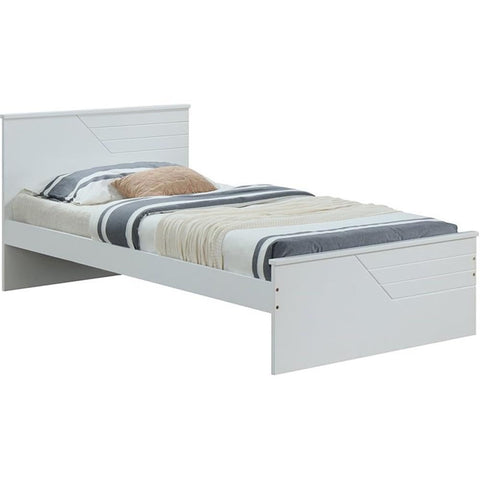 Acme Ragna Wooden Twin Panel Bed in White