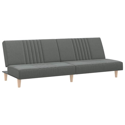 vidaXL Sleeper Sofa, Couch Sofa Recliner Chair Loveseat Folding Daybed, Sleeper Sofa for Small Space Home Living Room, Dark Gray Fabric