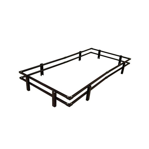 Detail K2 MFT4X8RK 4 ft. x 8 ft. UV Black Powder Coated Open Rail Kit for MFT4X8 Folding Trailer