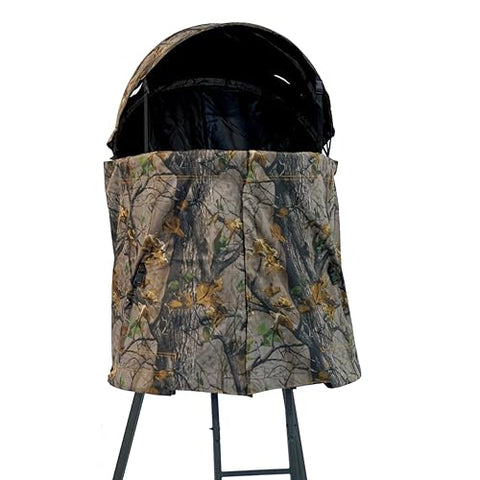 Big Game Cover-All Blind Whitetail Deer Elk Mule Above Hunting Outdoors Camo Pattern Kit for Apex Treestand