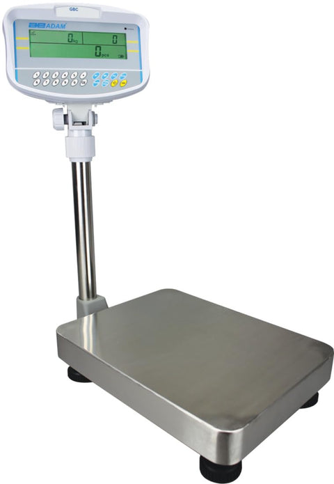 Adam Equipment GBC 130a Bench Counting Scale, 130lb/60kg Capacity, 0.005lb/2g Readability , Gray