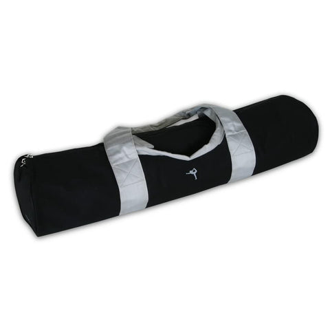 Wai Lana Yoga Sport Tote 27" (Black) with Two-Way Zipper, Inner Storage Pockets, Carry as Backpack, Waterproof Interior