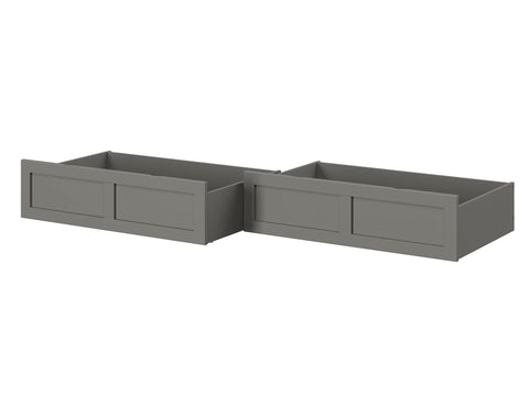 AFI, Set of 2 Extra Long Drawers Queen/King/Twin XL, Grey