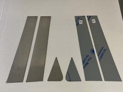QAA Part PP61181 is a 6 Piece Stainless Steel Pillar Post Trim That is Compatible/Replacement for The Chevrolet Trailblazer 2021-2022