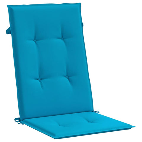Gartenstuhlauflagen 6 Stk. Blau 120x50x3 cm