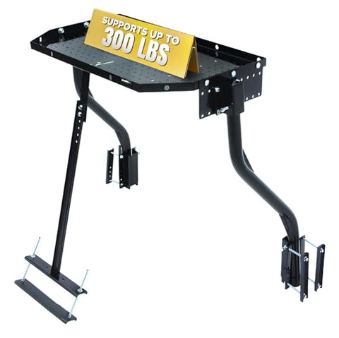 Stromberg Carlson CC-275 Trailer Tongue Cargo Bike Bunk - Adjustable Trailer Tongue Rack for RVs, Supports Up to 100 lbs, Fits RV Approved 2" Receiver Bike Racks, 14" -55" A-Frame Mounting Width Range