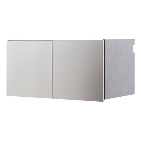 Klair Living Nova Series Wood Wall Mounted Garage Cabinet in Metallic Gray (32 in W x 16 in. H x 16 in D) Nova-W3220