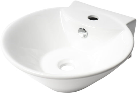 ALFI brand ABC113 Bathroom Sink, Small, White