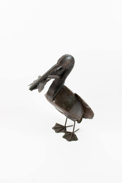 Kalalou A6143 Recyled Pelican with Fish, Black