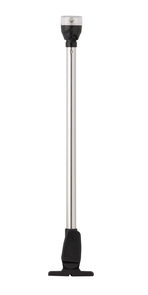 Attwood 5551-PA20-7 All-Round LED Fold Down Navigation Light Black Base, 20-Inch