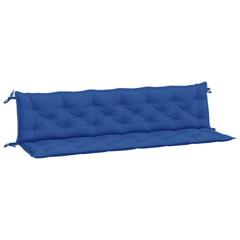 vidaXL Garden Bench Cushions 2 pcs Blue - 78.7"x19.7"x2.8" - Water- Oxford Fabric for Outdoor/Patio/Indoor Furniture