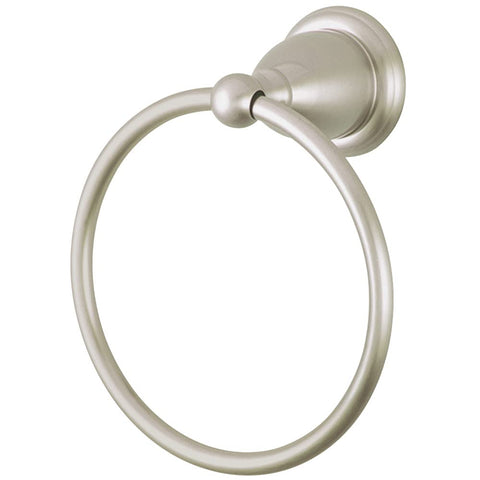 Kingston Brass BA1754SN Towel-Ring, 6", Brushed Nickel