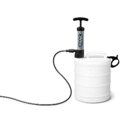 Trac Outdoors 7-Liter Fluid Extractor - Perfect for Any Situation Where Draining is Difficult - Ideal for All Types of Motors, Watercraft and Vehicles (69362)