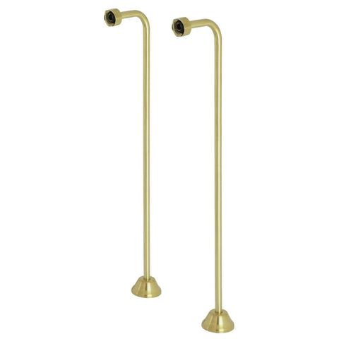 Kingston Brass CC467 Single Offset Bath Supply, Brushed Brass