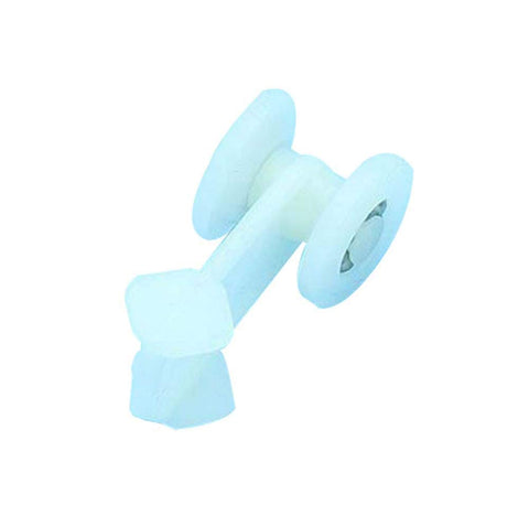 30 Pieces Window Curtain Track Gliders Track Rail Slide Wheels Rollers (U)