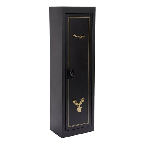 American Furniture Classics Model 901 5 Gun Metal Security Cabinet