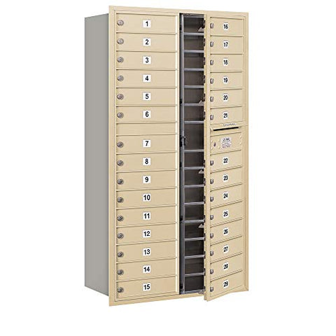 SALSBURY INDUSTRIES 3716D-29SFP 4C Horizontal Mailbox