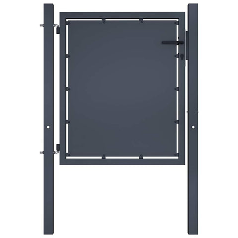 vidaXL Garden Gate Steel 39.4x39.4 Anthracite