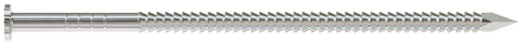 Simpson Strong-Tie S10SND5 Ring-Shank Wood Siding Nail, 3 Inch x 0.113 Inch, 12 Gauge, Full Round Head, Diamond Point, Type 304 Stainless Steel (Pack of 600)