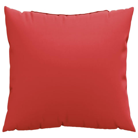 vidaXL Contemporary Red Sofa Cushions 23.6X23.6 in Fabric Set of 4 Water Resistant Indoor Outdoor for Patios Gardens and Living Rooms Cushion Pillow Seat Chair Garden Patio