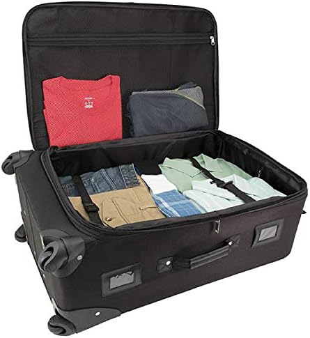 Mercury 28 Inch Value Upright Suitcase, Black