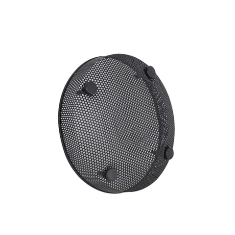 Audiopipe 8” Subwoofer Mesh Grill (TXX-GR8HX), Specifically Designed for High Excursion Subwoofers, Subwoofer Cone and Dust Cap Metal Grill Protector Black (Sold Separately)